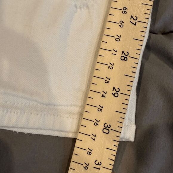 Rag & Bone Dre Distressed Jeans in White Brigade Skinny Fit Ankle Size 26 - Picture 11 of 12